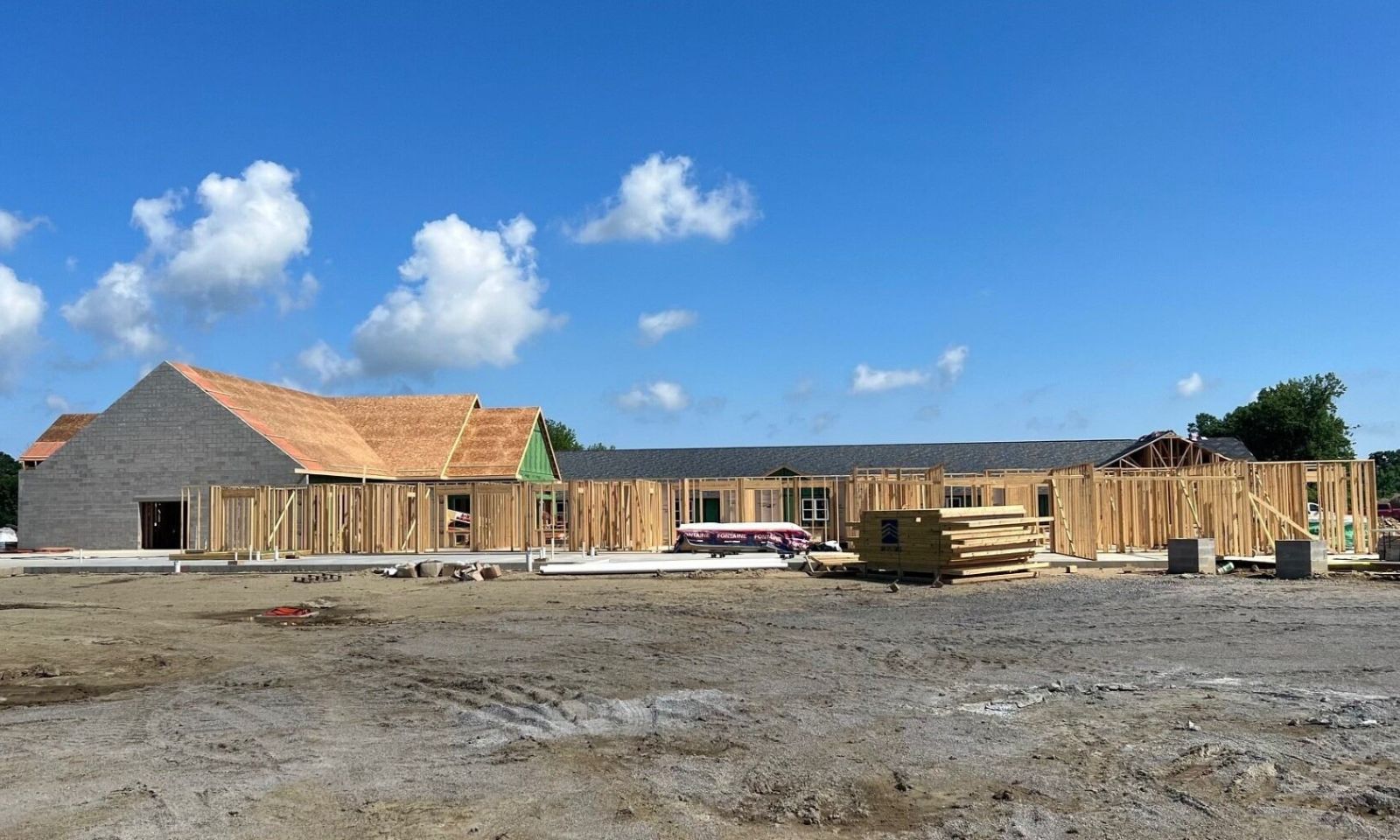 arcola creek nursing wall panelization